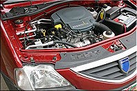 Dacia Logan 1,6 - Двигатель