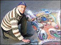 Трёхмерные рисунки на Асфальте: Julian Beever, все работы!